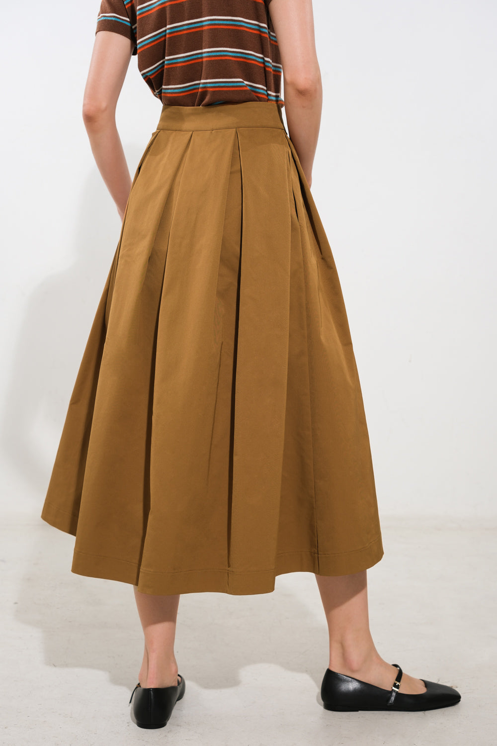 LOVE OF MINE WOVEN MIDI SKIRT Flying Tomato